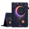 Case for All-New Amazon Kindle Fire 7 Tablet Case (9th/7th/5th Generation, 2019/2017/2015 Releases) - Slim Fit Standing Cover with Auto Sleep/Wake, Sun and Moon view 1