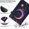 Case for All-New Amazon Kindle Fire 7 Tablet Case (9th/7th/5th Generation, 2019/2017/2015 Releases) - Slim Fit Standing Cover with Auto Sleep/Wake, Sun and Moon view 3