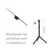 3D Hologram Fan,16.5-Inch Hologram Fan 42CM Holographic Projector Supports Wifi Connection HD LED 2000*1444PX Resolution Portable Design 3d Led Fan Display Contains 700 Video hologram and 3D Fan Stand view 1