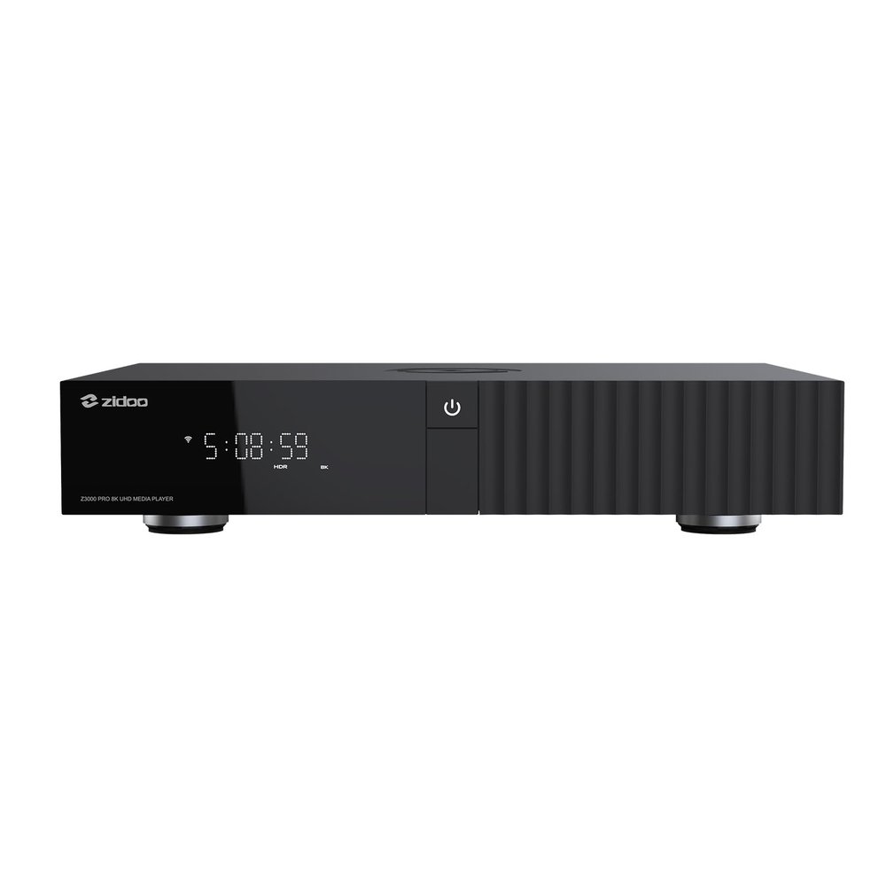 zidoo Z3000 PRO-8K HDR Media Player, Amlogic S928X-K Processor 8G+64G, Base on Android 11os, Support DV,HDR10+ and All HDR Technoly,BDMV/BDISO