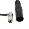 SZRMCC Hirose 4-Pin Male Right Angle Adjustable to XLR 4Pin Male Power Supply Cable for Zoom F8 F4 Zaxcom Sound Devices 688 644 633 Recorder view 3