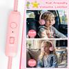 Bywulanda Upgrade USB-C Kid Headphone with Microphone, Safe Volume Limiter 85/94dB, Foldable Over Ear Wired Headphones for Toddlers/Boys/Girls/School/iPad/Laptop/Travel view 2