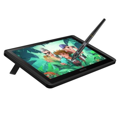 SHUAIGUO 12HD-A H-IPS LCD Graphics Drawing Tablet Monitor 11.6 Inch Size 1366x768 Display 8192 Pressure Level Passive Technology with Tilt Function Support Windows MacOS USB-Powered Low Consumption