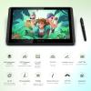 SHUAIGUO 12HD-A H-IPS LCD Graphics Drawing Tablet Monitor 11.6 Inch Size 1366x768 Display 8192 Pressure Level Passive Technology with Tilt Function Support Windows MacOS USB-Powered Low Consumption view 2