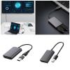 USB Header to Double 1080P Screens Dissimilar Display Same Screen Dissimilar Display Docking Station view 2