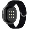 NTidea Compatible with Fitbit Google Ace LTE, Quick Release Nylon Hook Loop Replacement Sport Strap Accessory Fit for Fitbit Ace LTE Band, Black view 3