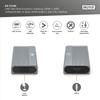 DIGITUS M.2 External Enclosure - USB 3.1 Gen2 Type-C - up to 10 Gbit/s - Supports SATA SSD and NVMe up to 8 TB - for SSD 2230/2242/2260/2280 - Without Tools - Aluminium Housing - Grey view 2