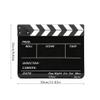 Acrylic Film Clapper Board,11.8x9.8in Clapperboard Director Movie Clappers Film and Television Photography Prop (White Striped Blackboard (PAV1BBE)) view 3