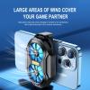 3IN-1 Phone Cooler/Holders/Wireless Charging Stand Cell Phone Radiator Turbo Cool Technology, Prevents Cell Phone Overheating, for Tiktoks Live Streaming, Outdoor Vlog, Video Calls, Mobile Gaming view 4