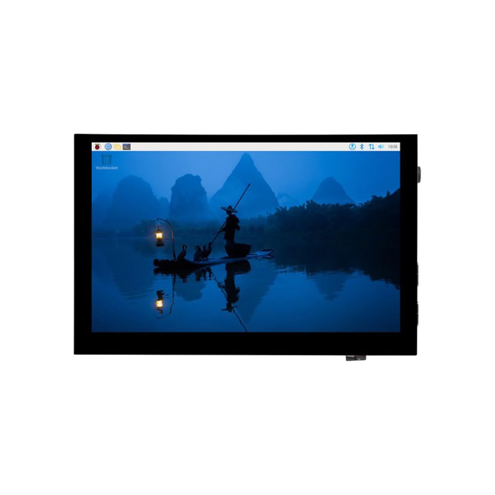 TUOPUONE 5inch High-Brightness Touch Screen for Raspbe Pi 1024x600 Pixels Resolution Toughened Glass Panel HDMI Interface IPS Panel Narrow-Bezel Capacitive Touch Display, Air bonding Process