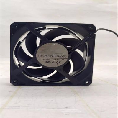 for D1225C24BBAZ-00 12025 24V 0.58A Sickle Blade Cooling Fan