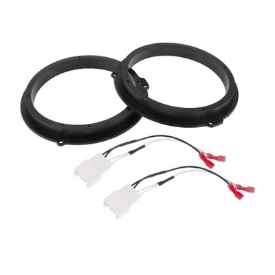 TUCKBOLD Speaker Spacer Ring Tweeter Speaker Spacer Adapter for Ford Escape 2013-2022 Waterproof Front Black 2 Pcs