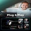 HexaCharge 4-in-1 Wireless Car Adapter  Works with Apple CarPlay and Android Auto, Magnetic Phone Mount with Wireless Charging, Converts Wired to Wireless for iPhone & Android view 3