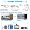 6000W 8000W Power Inverter DC 12V 24V 48V 60V 72V to AC 110V/220V 240V Car Converter Inverter with LCD Digital Display Universal Outlet,for Motorhomes,Truck,Boat,Camping,Household(6000W,72Vto110V) view 3