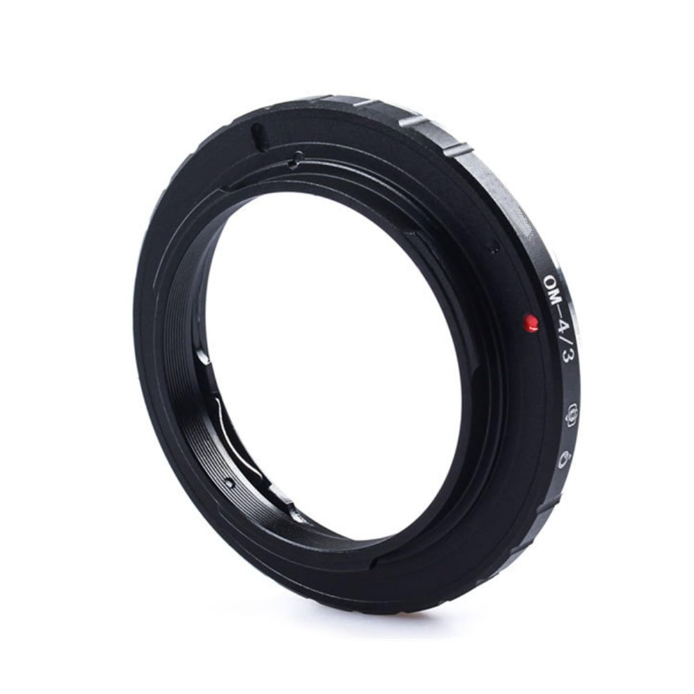 Aluminum Lens Mount Adapter Ring OM-Mount Lenses to 4/3 Cameras Converter Shooting Accessories for All OM-Mount Lense