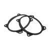 TUCKBOLD Speaker Spacer Ring Tweeter Speaker Spacer Adapter for Toyota Corolla 2003-2013 Waterproof Rear Black 2 Pcs view 1
