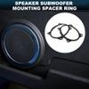TUCKBOLD Speaker Spacer Ring Tweeter Speaker Spacer Adapter for Toyota Corolla 2003-2013 Waterproof Rear Black 2 Pcs view 2