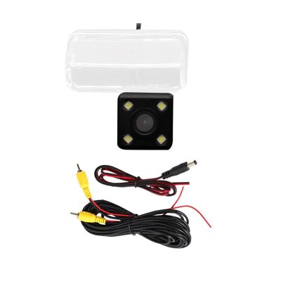 Rear View Camera 4LED Backup Camera Auxiliary Camera Compatible with Peugeot 206 207 307 407 Citroen C2 C4 C5 DS4 Toyota Camry Verso