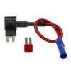 100PCS 12V MINI Small Medium Size Car Fuse Holder Add-a-Circuit TAP Adapter with 10A Micro Mini Standard ATM Blade Fuse(Micro 2,3A) view 1