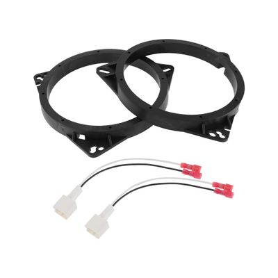 TUCKBOLD Speaker Spacer Ring Tweeter Speaker Spacer Adapter for Nissan Murano 2003-2019 Waterproof Black 2 Set