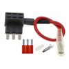 100PCS 12V MINI Small Medium Size Car Fuse Holder Add-a-Circuit TAP Adapter with 10A Micro Mini Standard ATM Blade Fuse(T Micro 3,15A) view 1