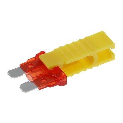 100PCS 12V MINI Small Medium Size Car Fuse Holder Add-a-Circuit TAP Adapter with 10A Micro Mini Standard ATM Blade Fuse(Yellow Clip,1A)