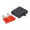 100PCS 250V 30A Medium Car Insert Fuse Holder Horizontal Fuse Holder 2/8Pin PCB Panel Mounting ATC Blade Standard Fuse Holder(2Pin Fuse Holder,1A) view 1