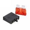 100PCS 250V 30A Medium Car Insert Fuse Holder Horizontal Fuse Holder 2/8Pin PCB Panel Mounting ATC Blade Standard Fuse Holder(2Pin Fuse Holder,1A) view 4