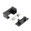 10PCS 5X20MM Fuse Holder PCB Welded Plate Fuse Holder 5 * 20 Black Fuse Box MF563 4A 250V with Cover(0.25A) view 2