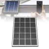 Solar Panel for Security Camera, Monocrystalline Silicon Camera Solar Panel 3W 5V Type C Solar Panel for Fans, Cell Phones, Lights, Solar Water Pumps (Black) view 4
