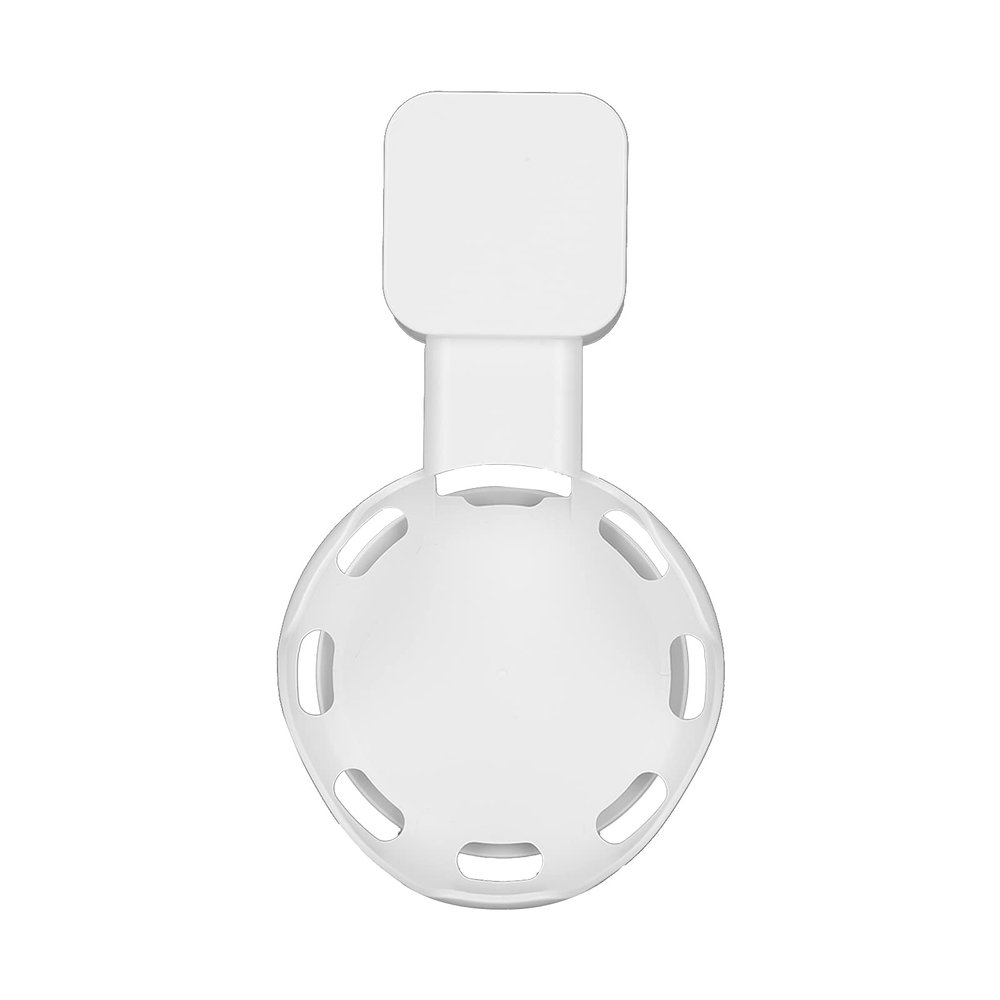 Glomora Socket Wall Mount Holder, Outlet Wall Mount Smart Home Outlet Wall Mount Stand for Dot 3rd Generation Speakers (White)