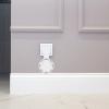 Glomora Socket Wall Mount Holder, Outlet Wall Mount Smart Home Outlet Wall Mount Stand for Dot 3rd Generation Speakers (White) view 4