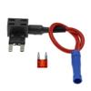 12V MINI Small Medium Size Car Fuse Holder Add-a-Circuit TAP Adapter with 10A Micro Mini Standard ATM Blade Fuse(Mini,5A) view 1