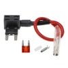 100PCS 12V MINI Small Medium Size Car Fuse Holder Add-a-Circuit TAP Adapter with 10A Micro Mini Standard ATM Blade Fuse(T Mini,20A) view 1