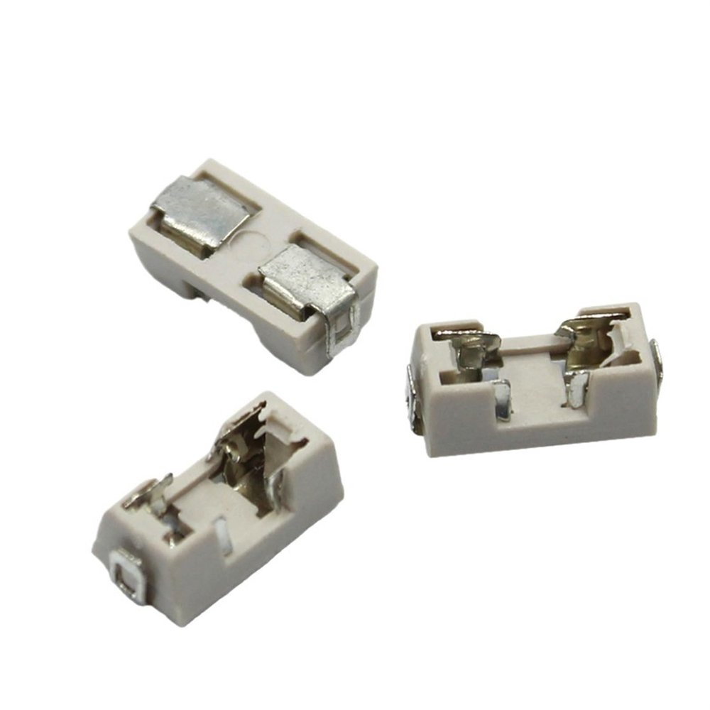 100PCS 1808 0451 SMD Fuse Holder Socket Fuse Box Base transposon 6.1x2.69mm Temperature Plastic Shell portafusibili