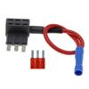 100PCS 12V MINI Small Medium Size Car Fuse Holder Add-a-Circuit TAP Adapter with 10A Micro Mini Standard ATM Blade Fuse(Micro 3,No Fuse) view 1