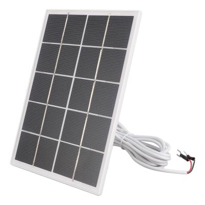 Asixxsix Solar Panel for Security Camera, 3W 5V Monocrystalline Solar Panel Charger, Camera Solar Panel with Adjustable Mounting, Solar Charger for Video Doorbell 4 3 Plus 2