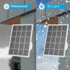 Asixxsix Solar Panel for Security Camera, 3W 5V Monocrystalline Solar Panel Charger, Camera Solar Panel with Adjustable Mounting, Solar Charger for Video Doorbell 4 3 Plus 2 view 3