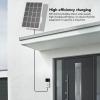 Asixxsix Solar Panel for Security Camera, 3W 5V Monocrystalline Solar Panel Charger, Camera Solar Panel with Adjustable Mounting, Solar Charger for Video Doorbell 4 3 Plus 2 view 4