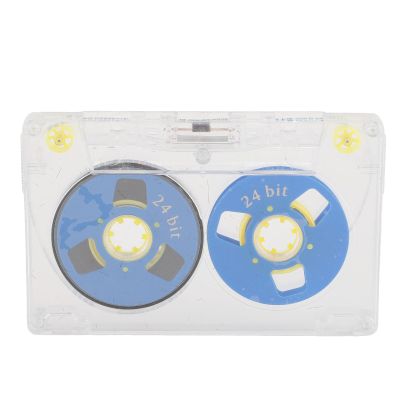 Audible Cassette Tape Blank Cassette Tapes for Recording Blank Audio Tapes Clear Audio Cassette Tape Colored Cassettes Tapes Color Empty Cassette Tape Recordable Tape 60 Min