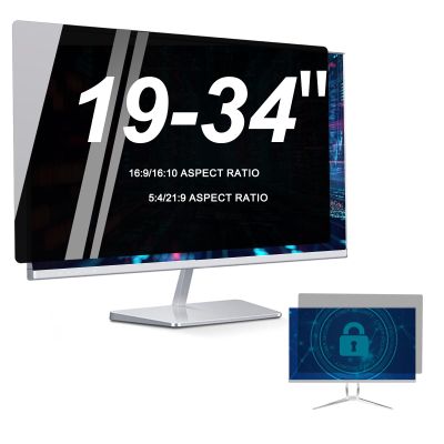 TYLGDSGS 19-34" Computer Privacy Screen. Anti Blue Light/Scratching/Anti Glare/Anti Blue Light Protection.Removable Screen Protector Privacy Screen Filter.Block Blue Light to Protect Your Eyes.,23.8"