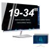 TYLGDSGS 19-34" Computer Privacy Screen. Anti Blue Light/Scratching/Anti Glare/Anti Blue Light Protection.Removable Screen Protector Privacy Screen Filter.Block Blue Light to Protect Your Eyes.,23.8" view 1