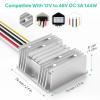150W GigE PoE Injector Dishy Cable Adapter to RJ45 with Surges and ESD Protector DC Step Up Converter 1248V 168W view 4