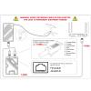 Dishy V2 to RJ45 Adapter with T568B Pinout, Ethernet Cord for POE Injector, Compact Size Adapter view 4
