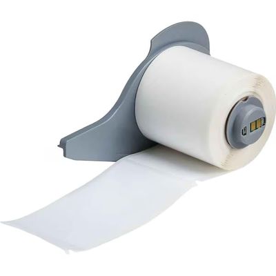 Label, 4 in W, White, Mfr: M7-38-483-A