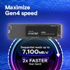 Crucial P310 500GB SSD, PCIe Gen4 NVMe M.2 2280, Up to 6,600MB/s, for Laptop, Desktop (PC), & Handheld Gaming Consoles, Includes Acronis Data Recovery Software, Solid State Drive - CT500P310SSD801 view 2
