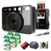 Leica Sofort 2 Hybrid Instant Photo Film and Digital Camera (Black) (19190) with LCD Display Bundle with Fujifilm Instant Film 100 Sheets + 128 GB Memory Card + Bag + Cleaning Kit view 1