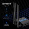 Teltonika RUT241 Industrial Cellular WiFi Sim Router - 4G LTE (Cat 4), 3G Connectivity - Wireless Access Point with Hotspot Functionality - RMS Compatible, Automatic WAN Failover (TELRUT241098000) view 3