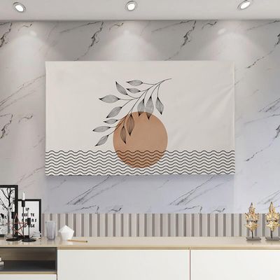 TV Covers 30-75Inch TV Dust Cover Cloth Indoor TV Display Protectors Dustproof and Sun Protection Cover TV Display Protectors Home Art Decorative(Size:70in(160x98cm),Color:A)