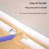 Corner Cord Cover, Self-Adhesive PVC Cable Floor Strip Cord Protector, Surface Mounted Wire Channels, Wire Hider for Home Office(White,NO.2) view 3